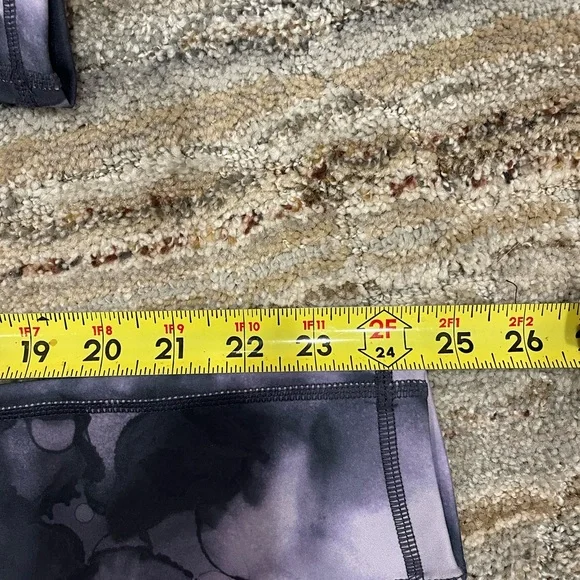 Leg End ladies high-waist leggings ~ NWT ~ Size Medium (7/8) ~ Black/purple - Picture 5 of 6